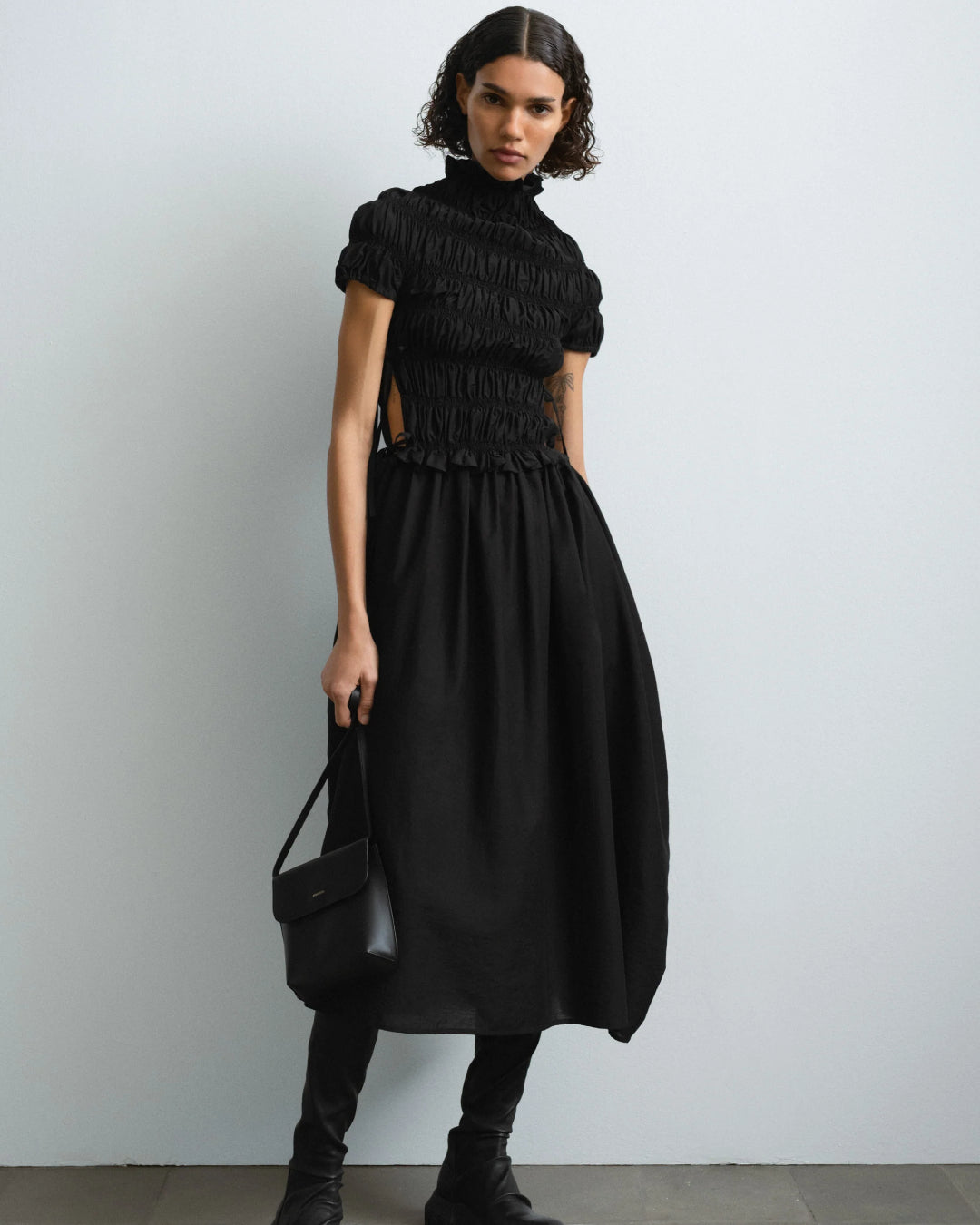 Sculpted Dress | Black