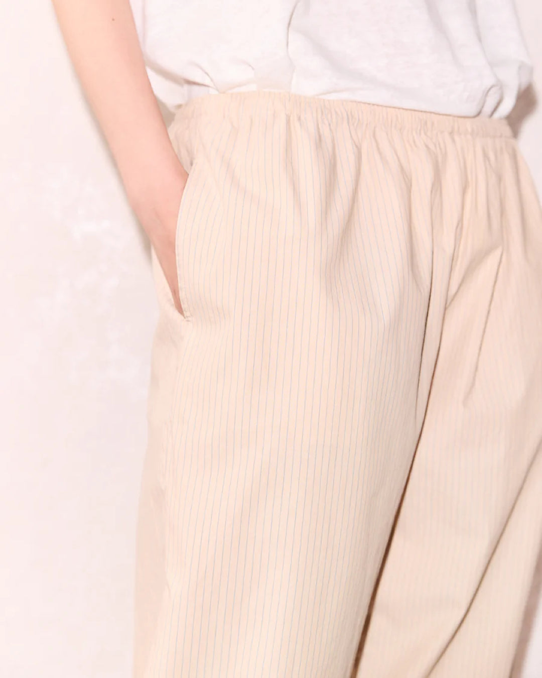 Ease Trouser | Sand Stripe