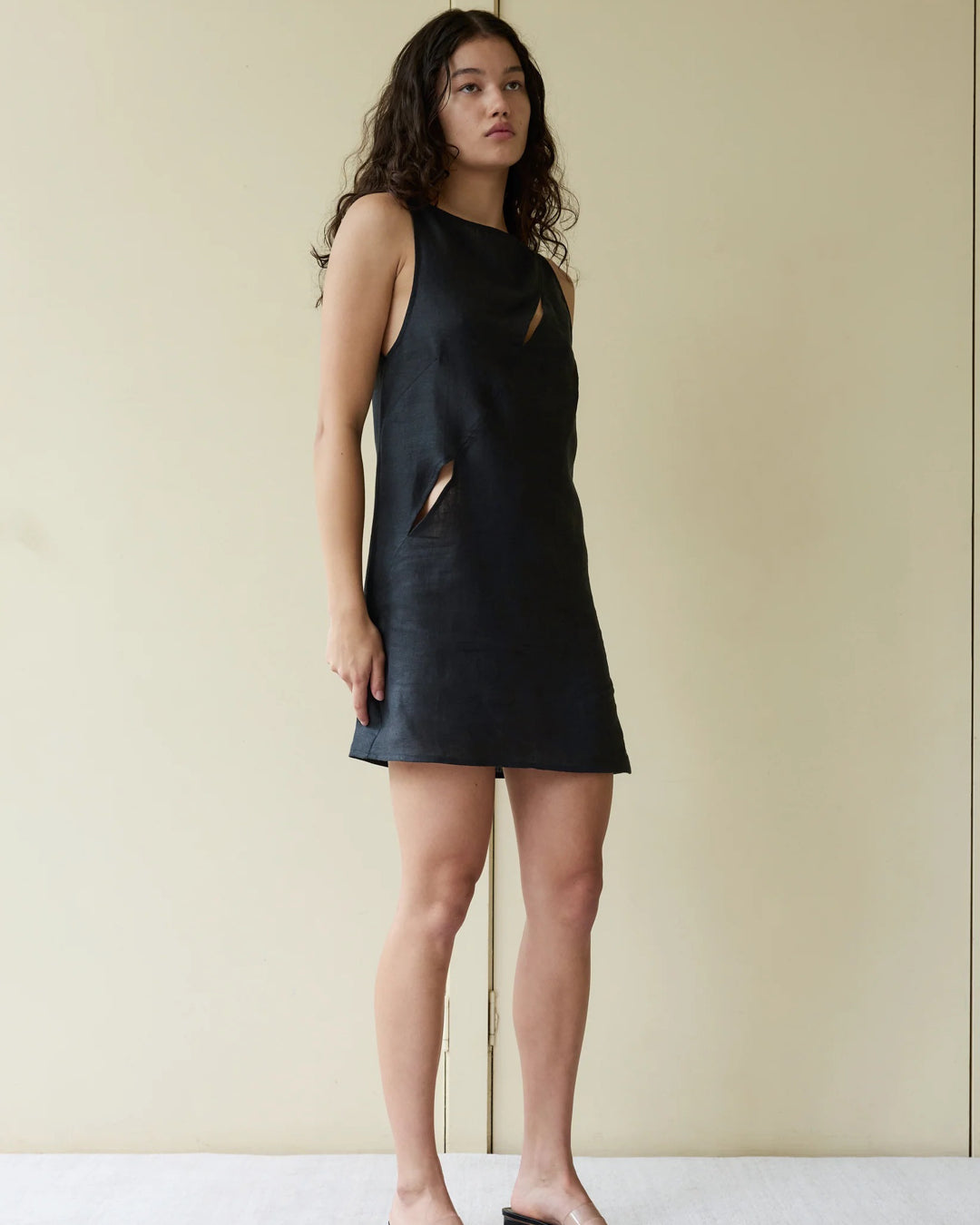 Shift Mini Dress | Black