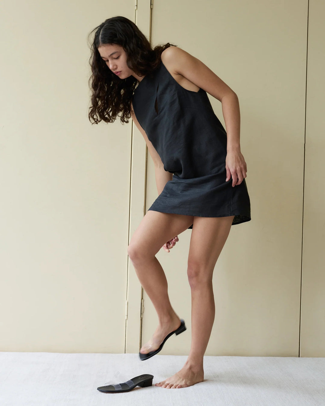 Shift Mini Dress | Black