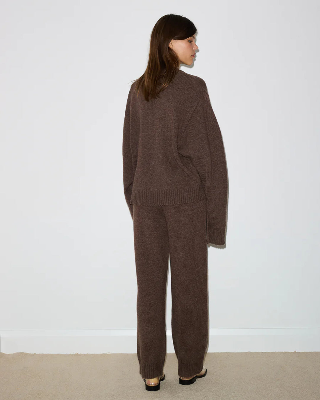 The Knit Fold Tie Pant | Squirrel