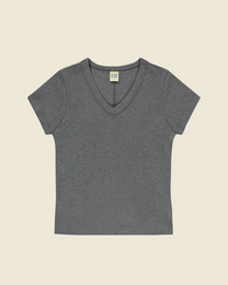 Jill Baby Tee | Melee Grey
