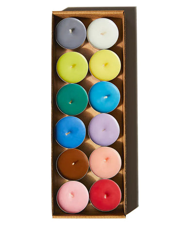 Rainbow Tea Lights
