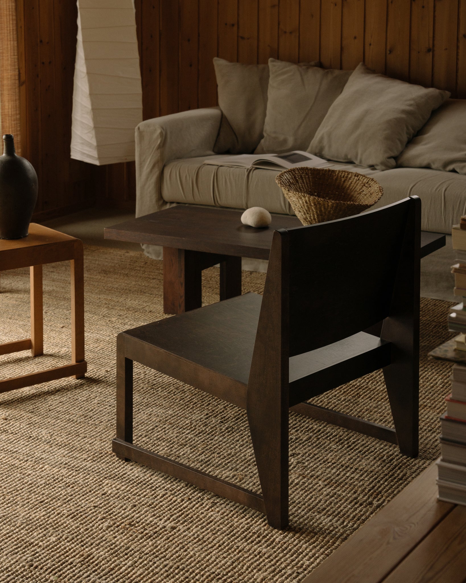 Easy Chair 01 | Dark Brown Birch