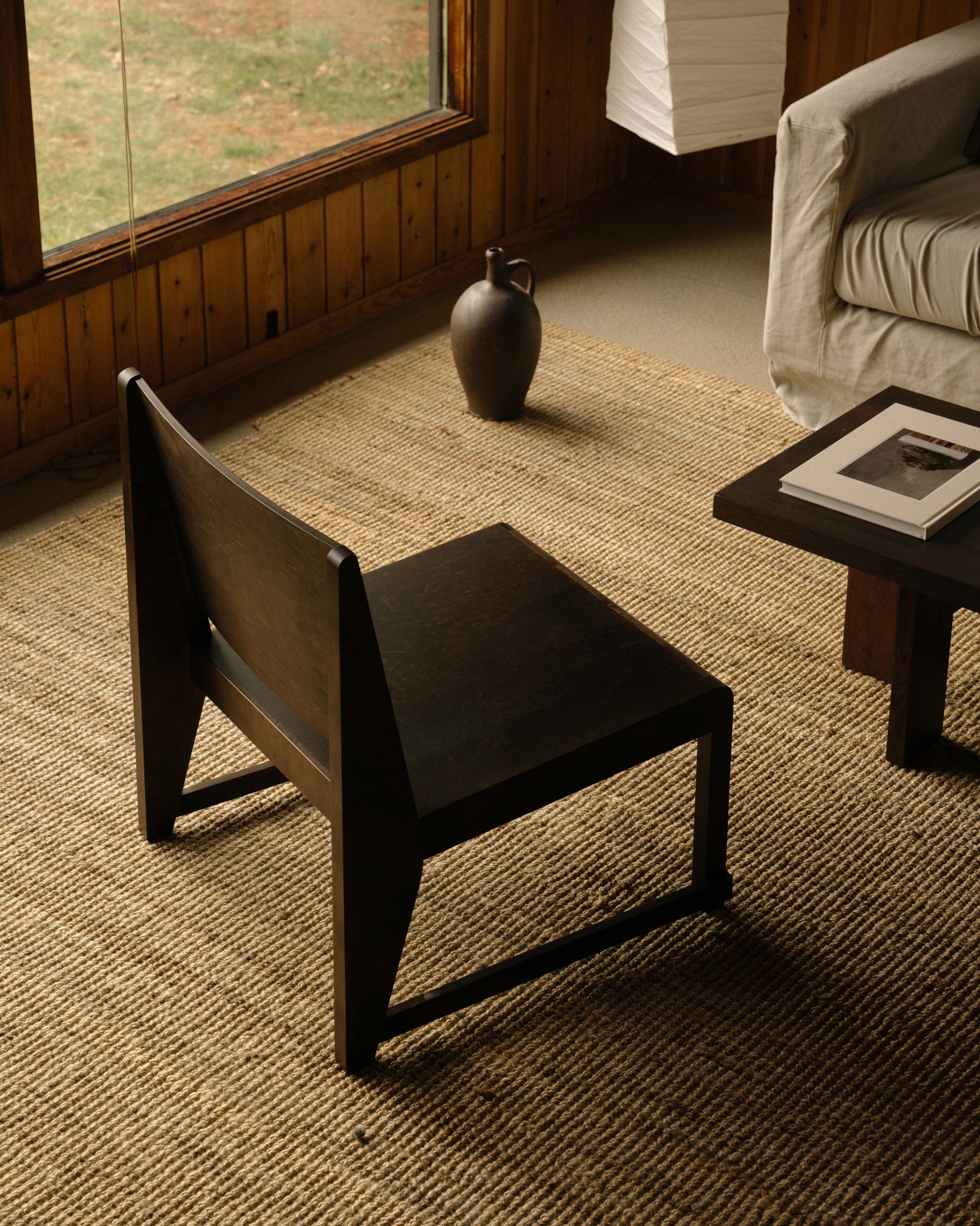 Easy Chair 01 | Dark Brown Birch