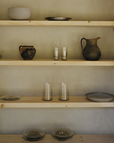 Isle Glass | Set Of Two | Light Smoke