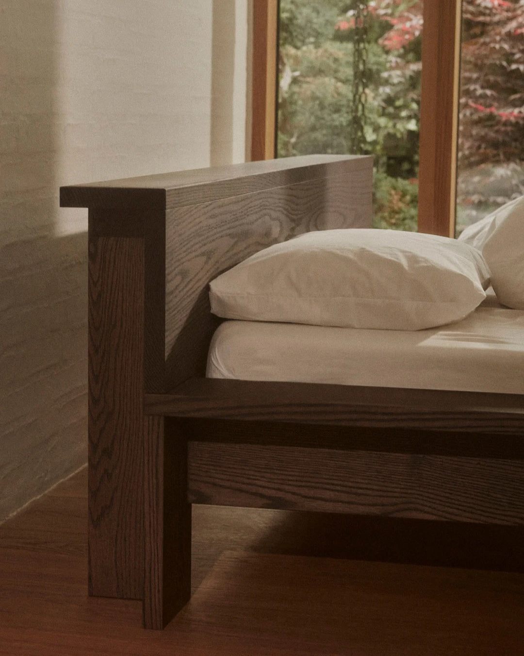 Hem Bed Frame | Smoked Red Oak