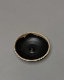 Stoneware Incense Holder | Coal Black