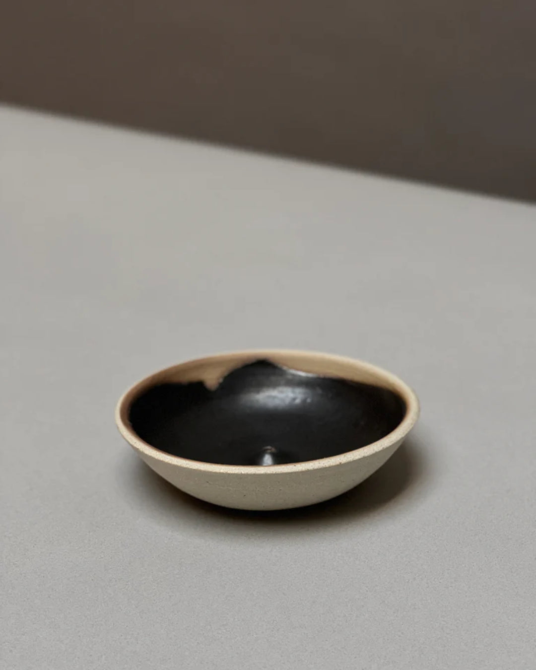 Stoneware Incense Holder | Coal Black
