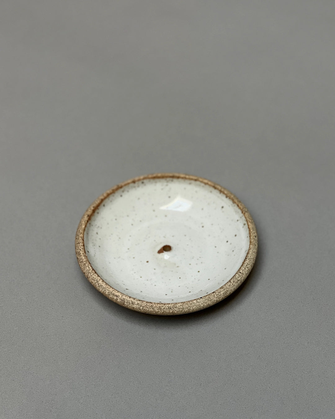 Stoneware Incense Holder | Piker White