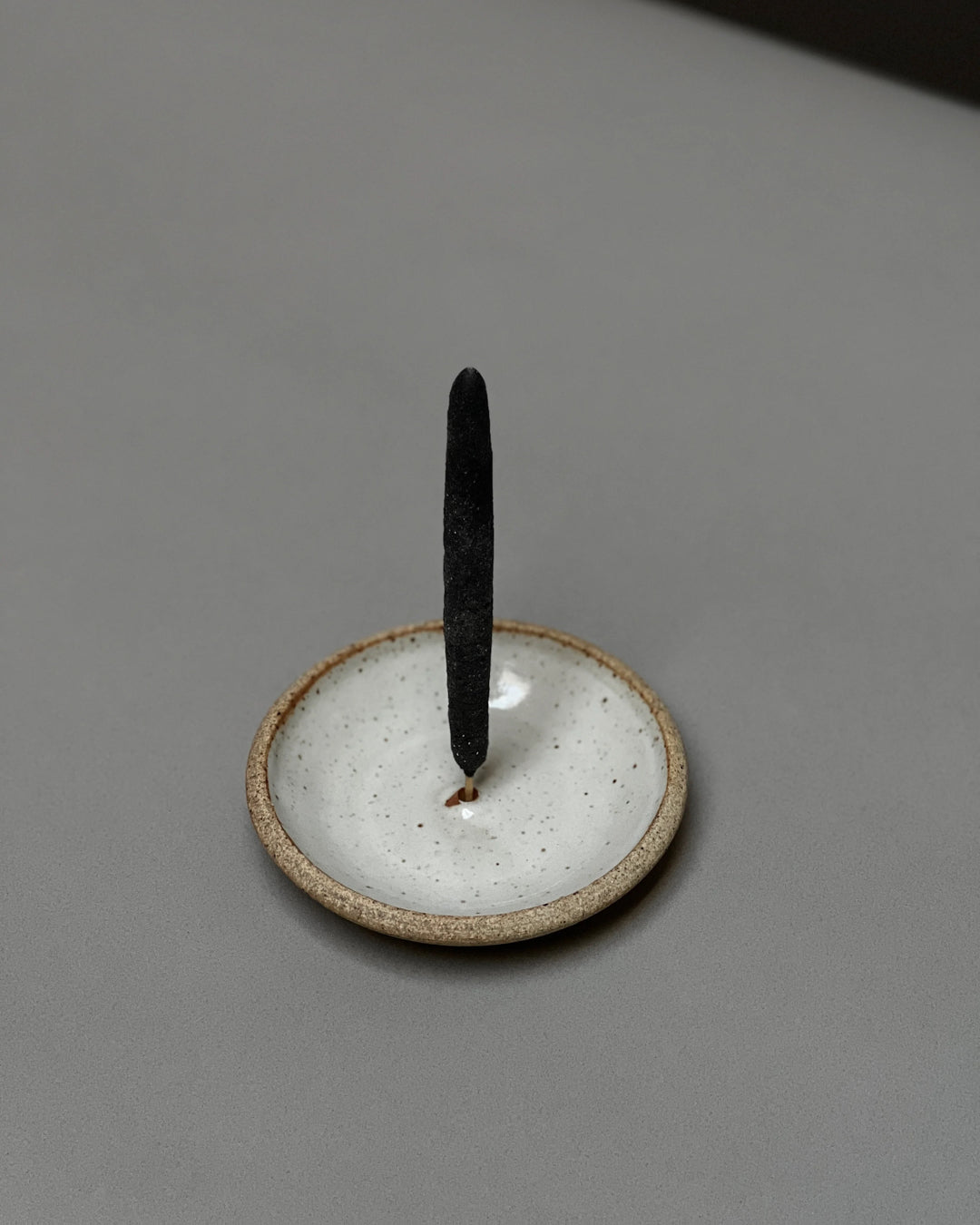 Stoneware Incense Holder | Piker White