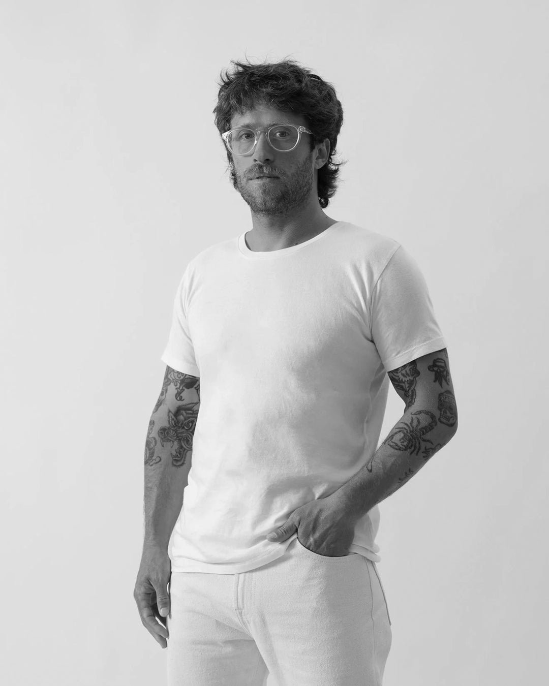 Clean Crewneck T-Shirt | Iron 8