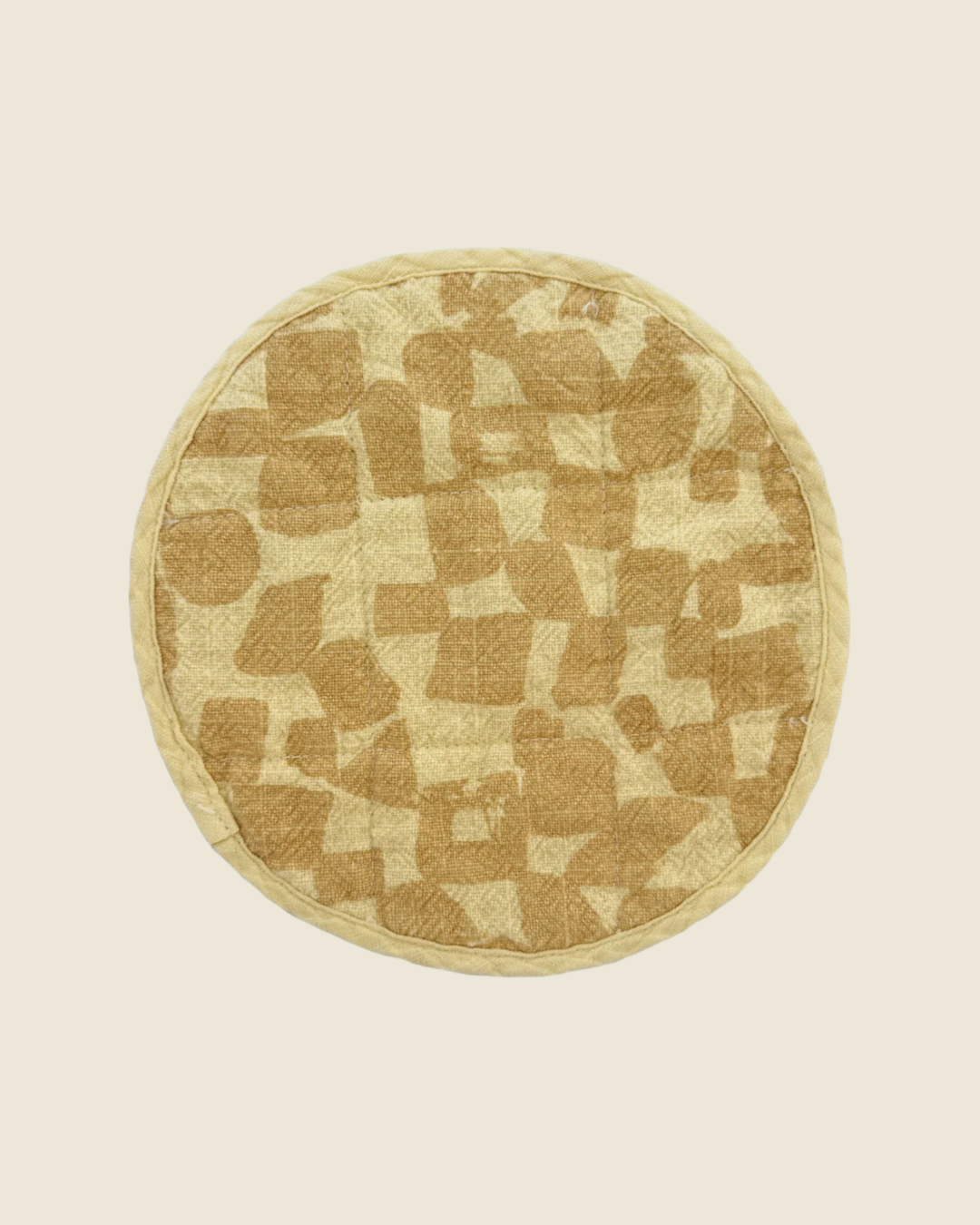 Circle Potholder | Vanilla &amp; Butterscotch