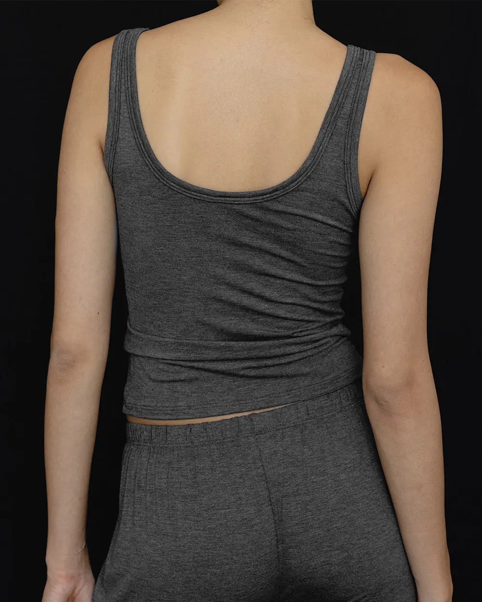 Recline Tank | Charcoal