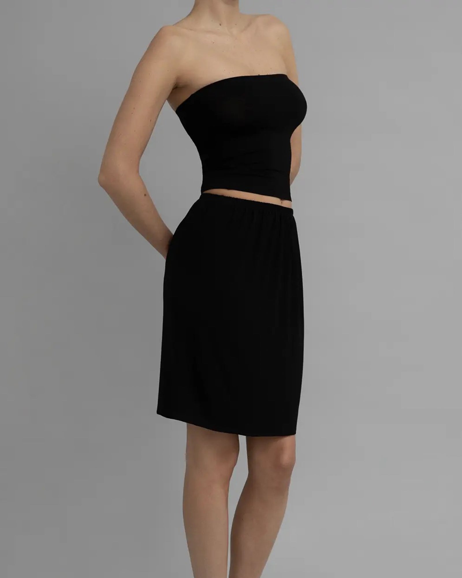 Recline Skirt | Black