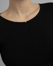 Recline Half Zip | Black