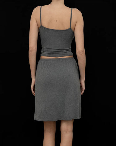 Recline Skirt | Charcoal