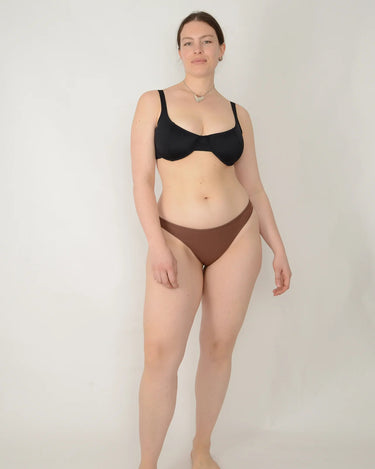 High Cut Bikini Bottoms | Cocoa
