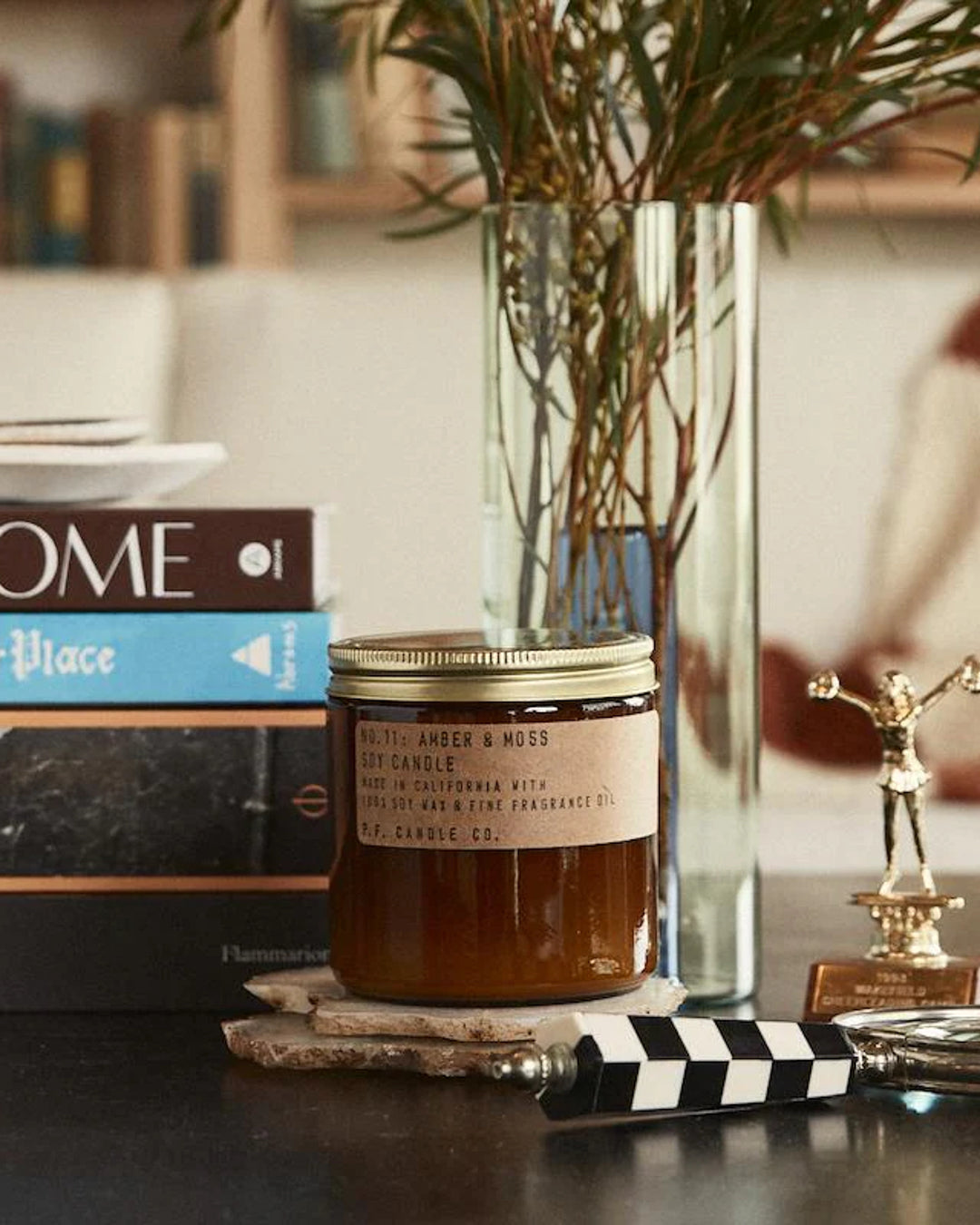 Soy Candle | Amber &amp; Moss