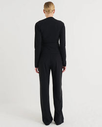 Wide Fit Pants | Black