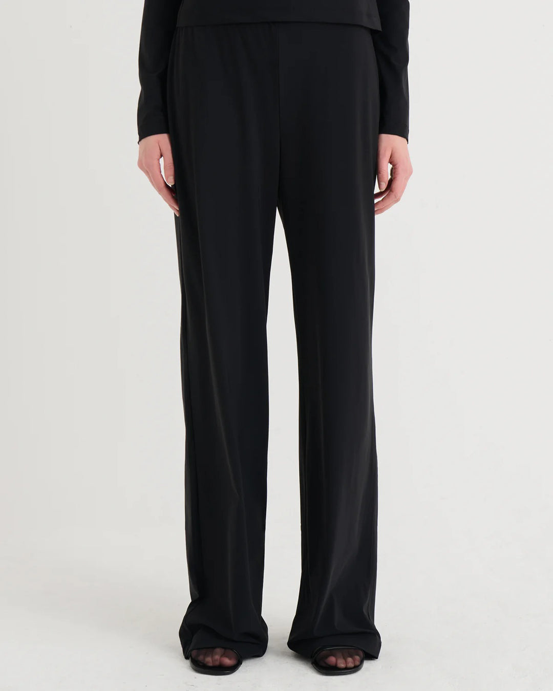 Wide Fit Pants | Black