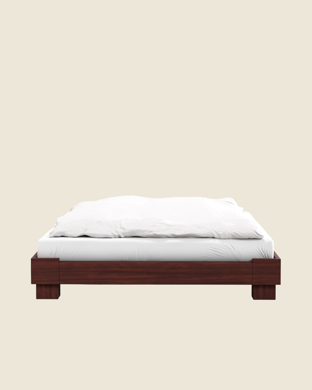 Cubico Bed Frame | Dark Amber