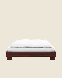 Cubico Bed Frame | Dark Amber