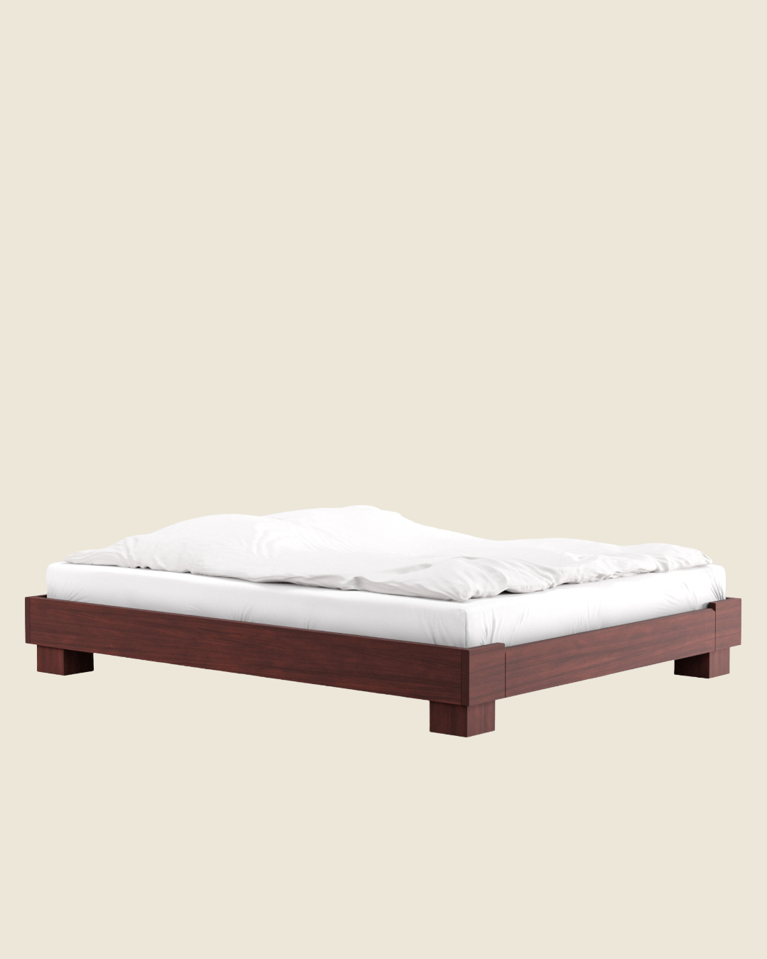 Cubico Bed Frame | Dark Amber