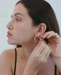 Earth Hoops | Large