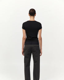 Organic Cotton Baby Tee | Jet Black