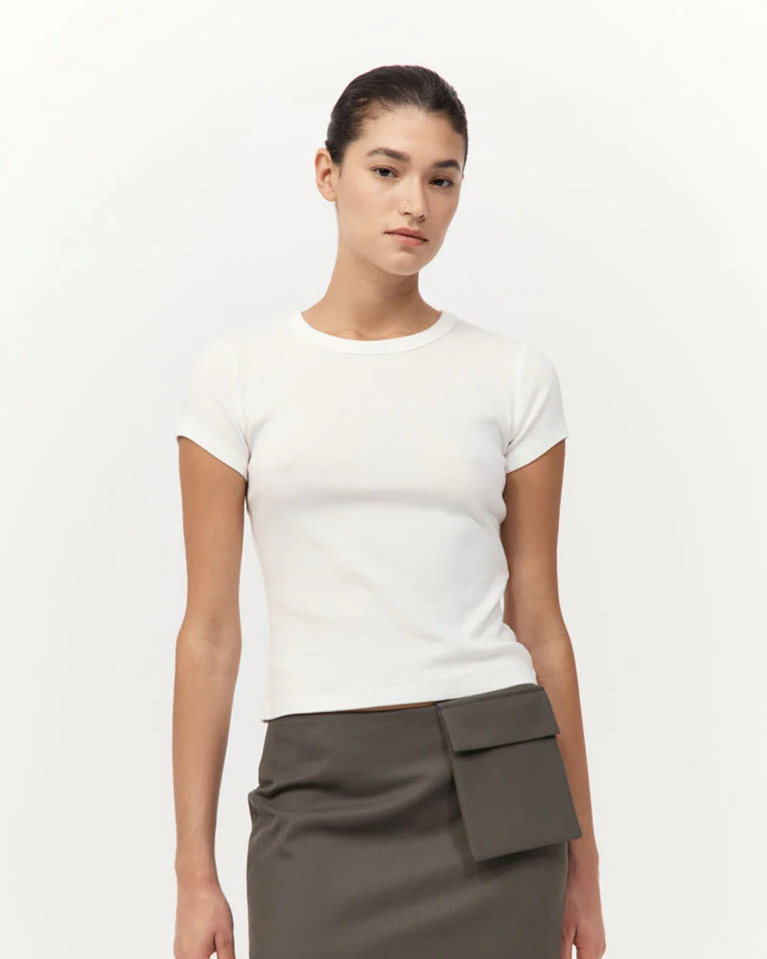 Organic Cotton Baby Tee | White