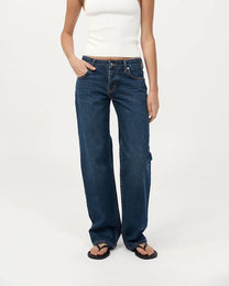 90s Low Rise Jeans | Dark Indigo