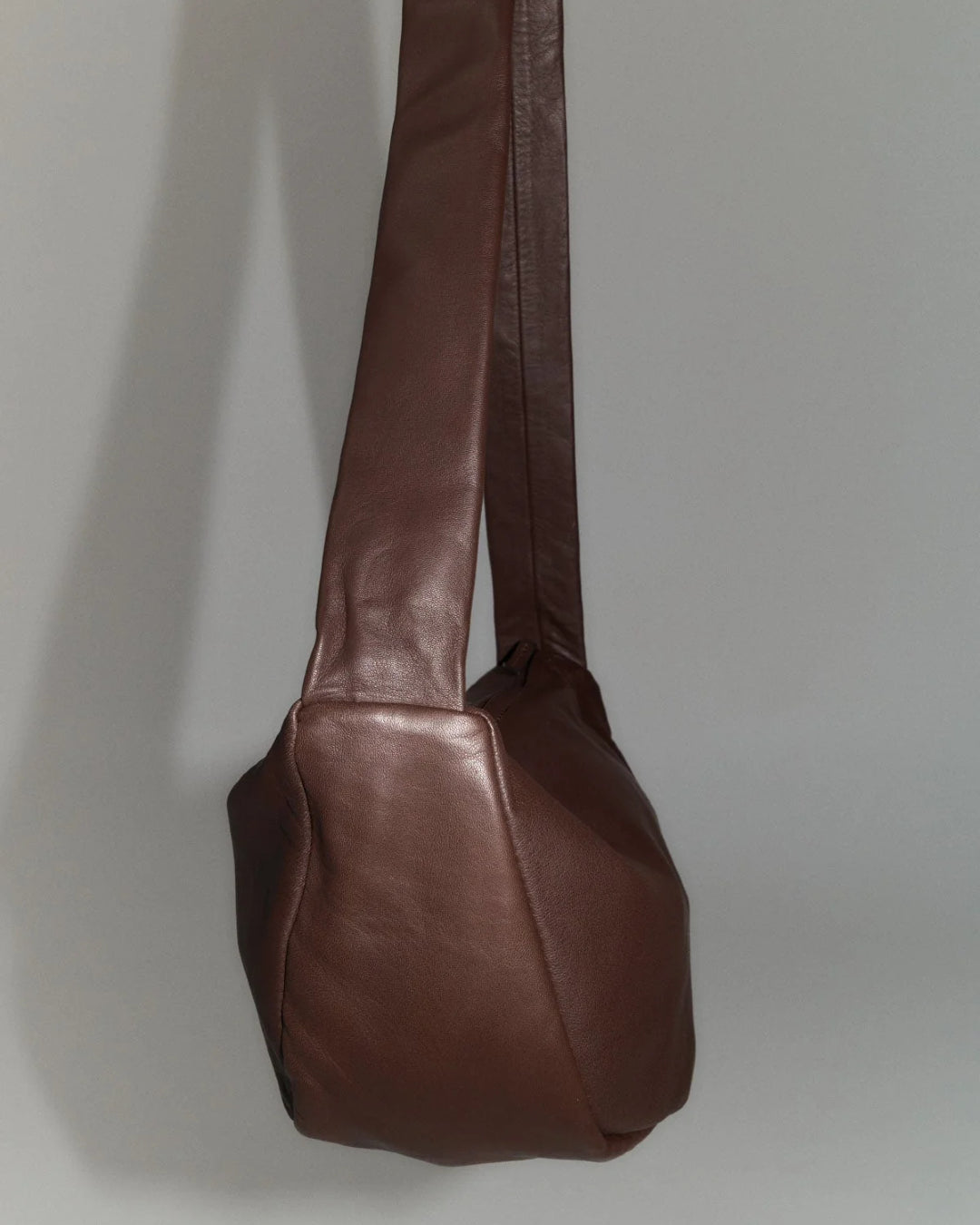 Soft Crescent Bag | Chocolate
