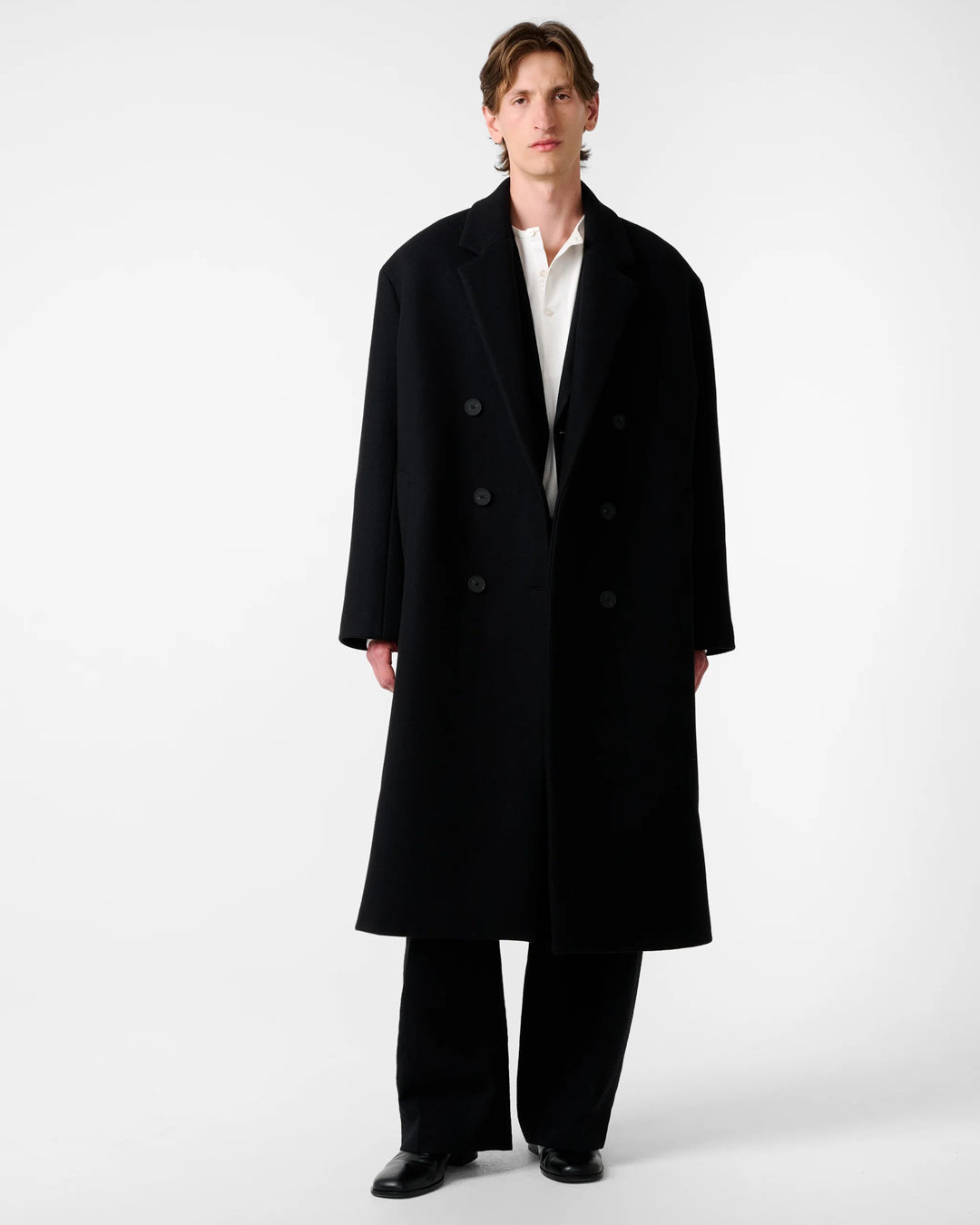 Diall Double Breasted Coat | Black