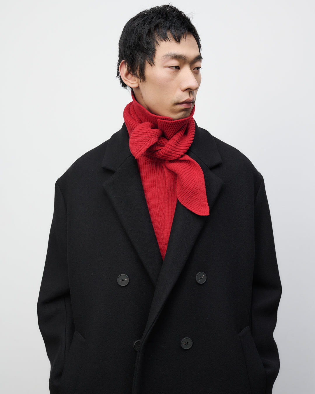 Diall Double Breasted Coat | Black