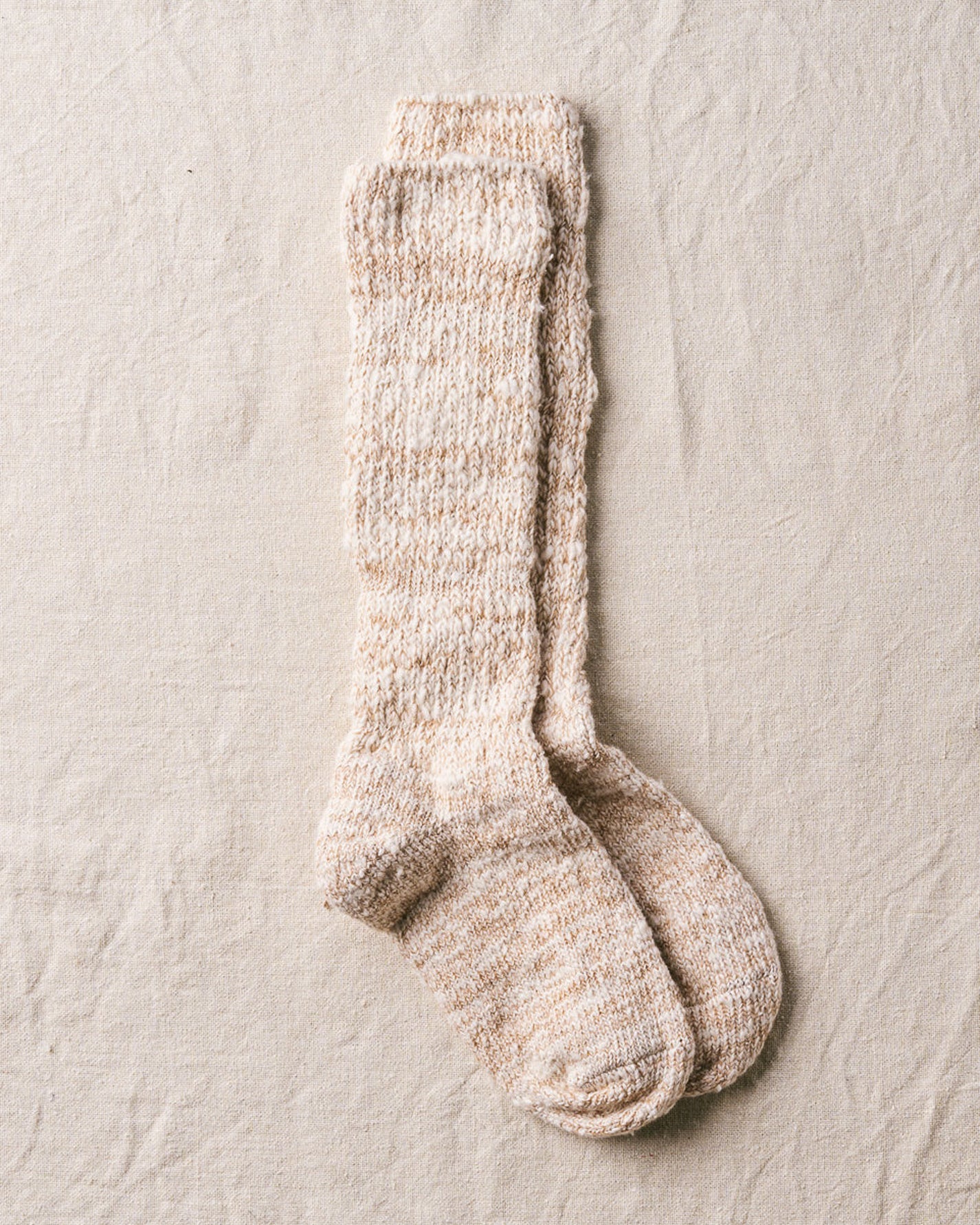 Organic Cotton Garabou Slipper Socks | Brown
