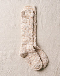 Organic Cotton Garabou Slipper Socks | Brown