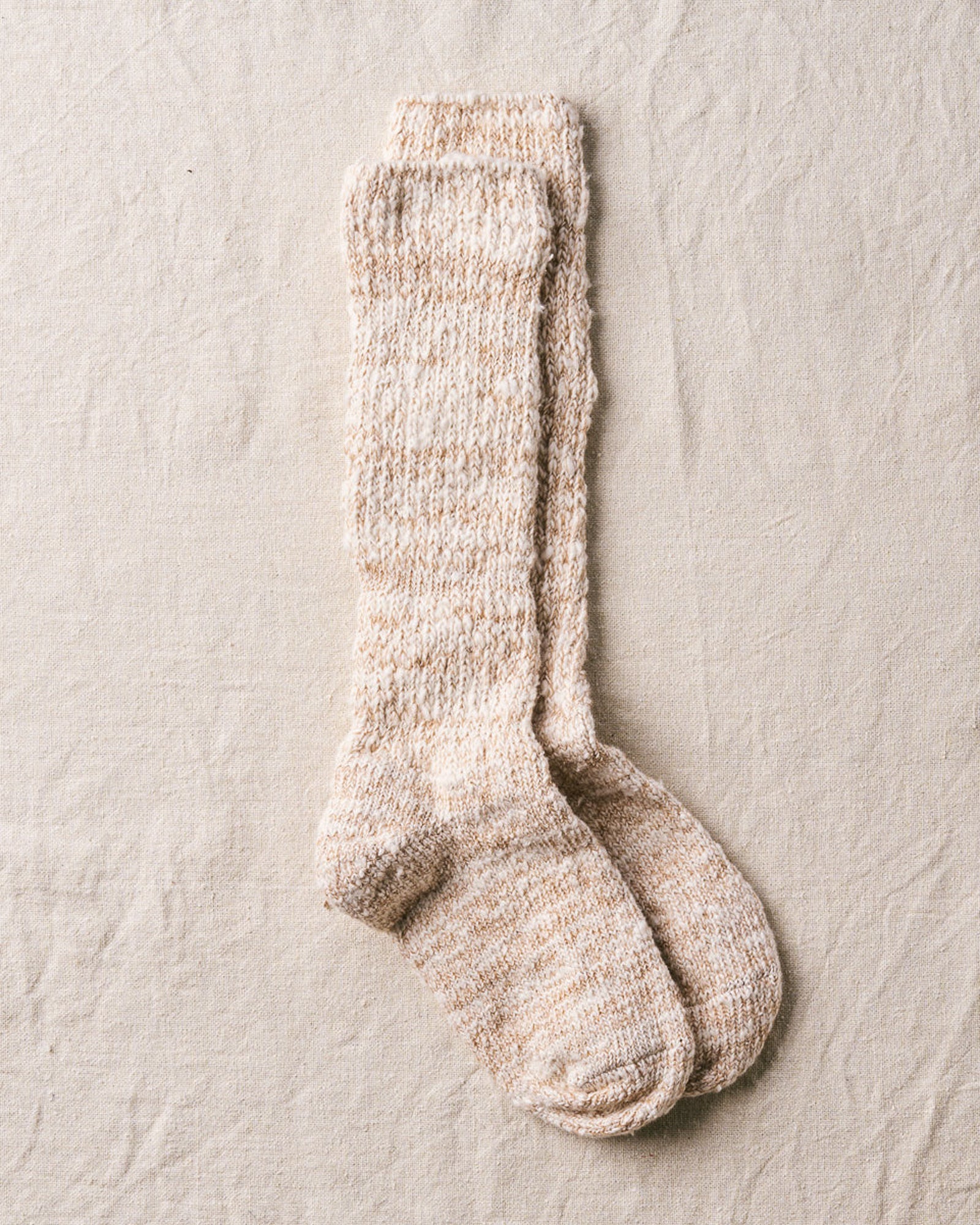 Organic Cotton Garabou Slipper Socks | Brown