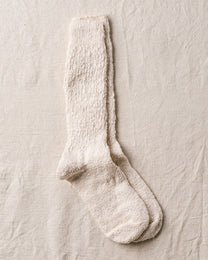 Organic Cotton Garabou Slipper Socks | Natural