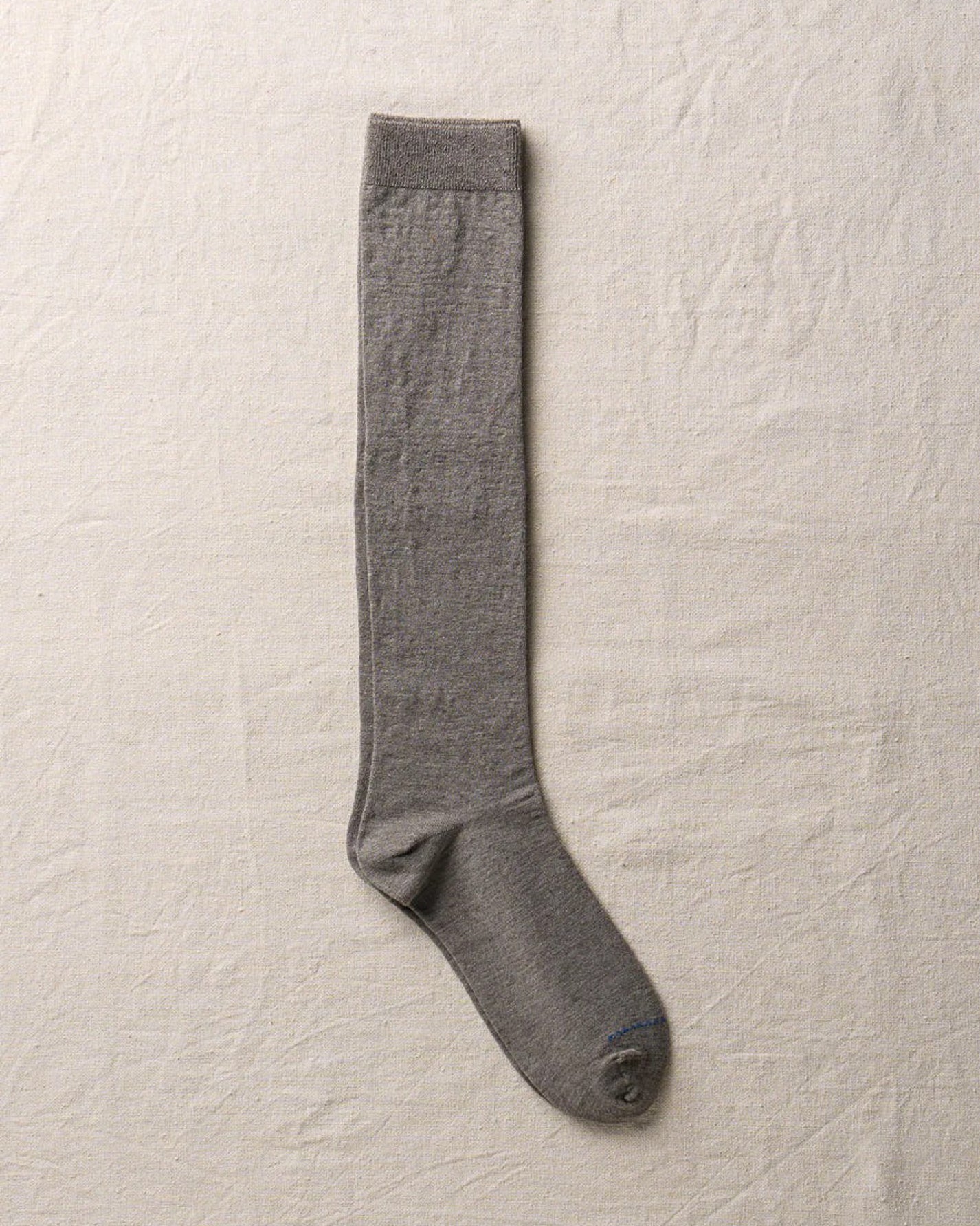 Organic Cotton Yak Knee Socks | Dark Grey