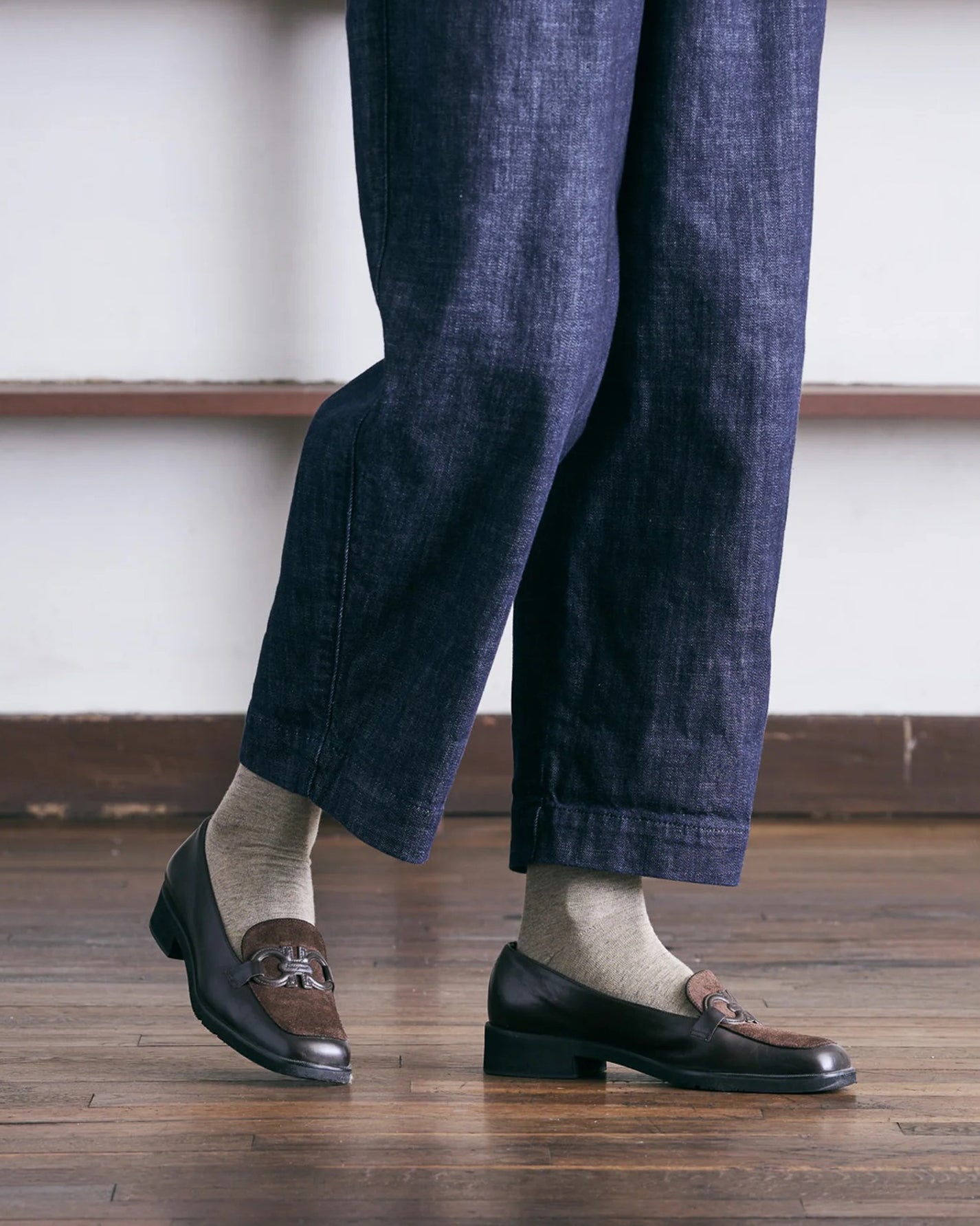 Organic Cotton Yak Knee Socks | Dark Grey