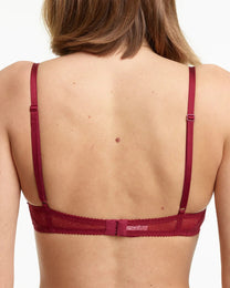 Alexandra Wired Bra | Burgundy