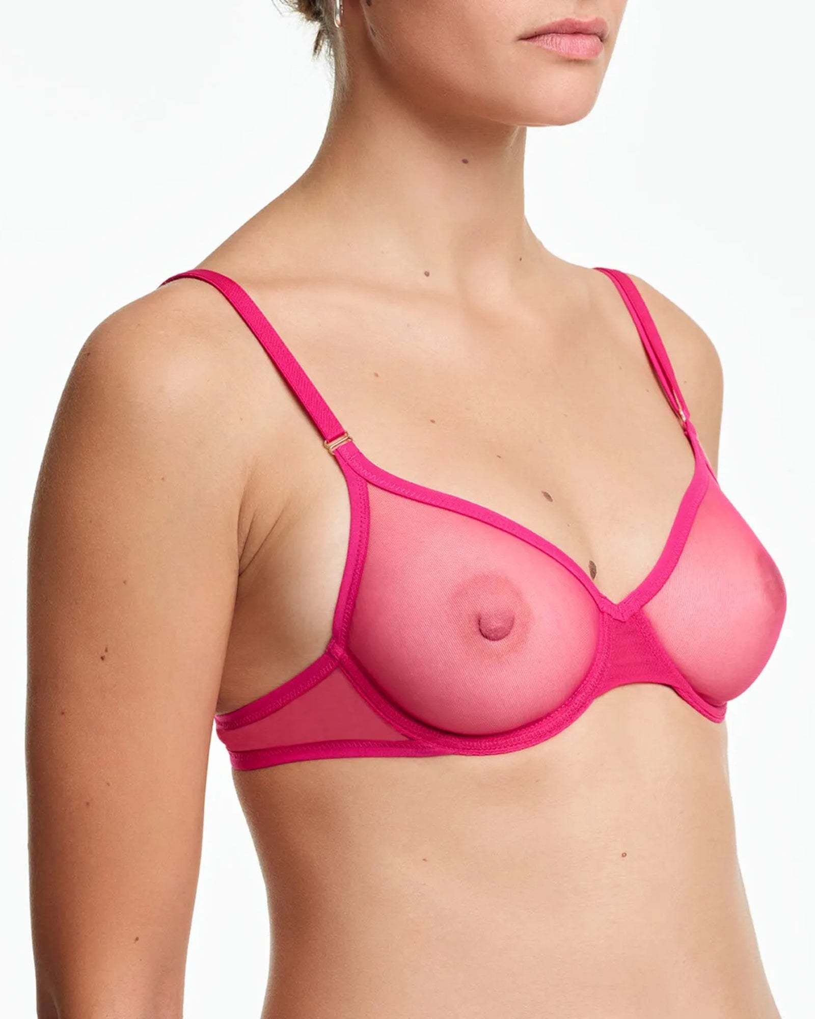 Jeanne Moulded Bra | Indian Pink