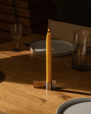 Fundament Candle Holder | Stainless Steel | Form 2