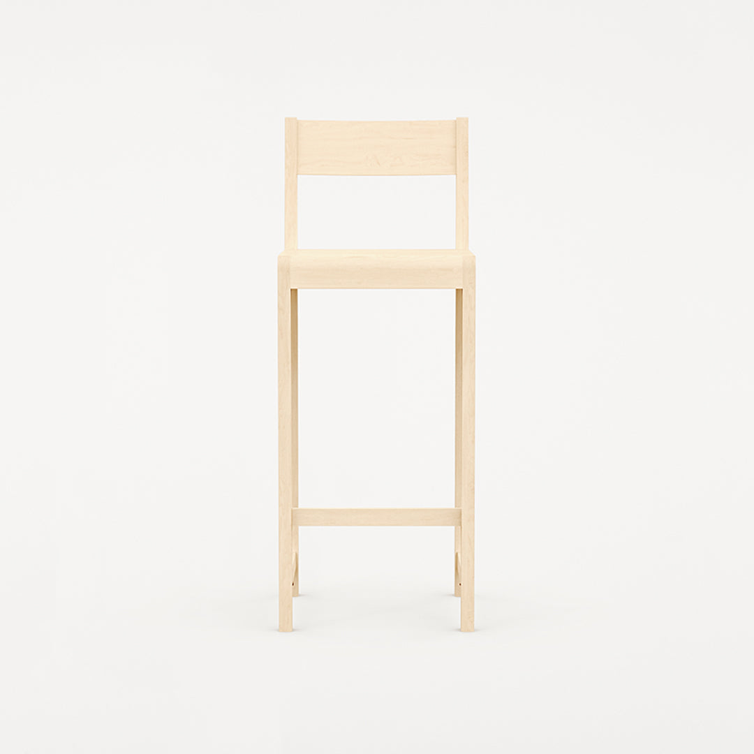 Køb Frama Bar Chair 01 Natural Wood H76 online her | RAASTED