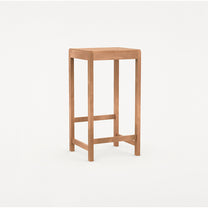 Køb Frama Stool 01 Warm Brown Wood H76 online her | RAASTED
