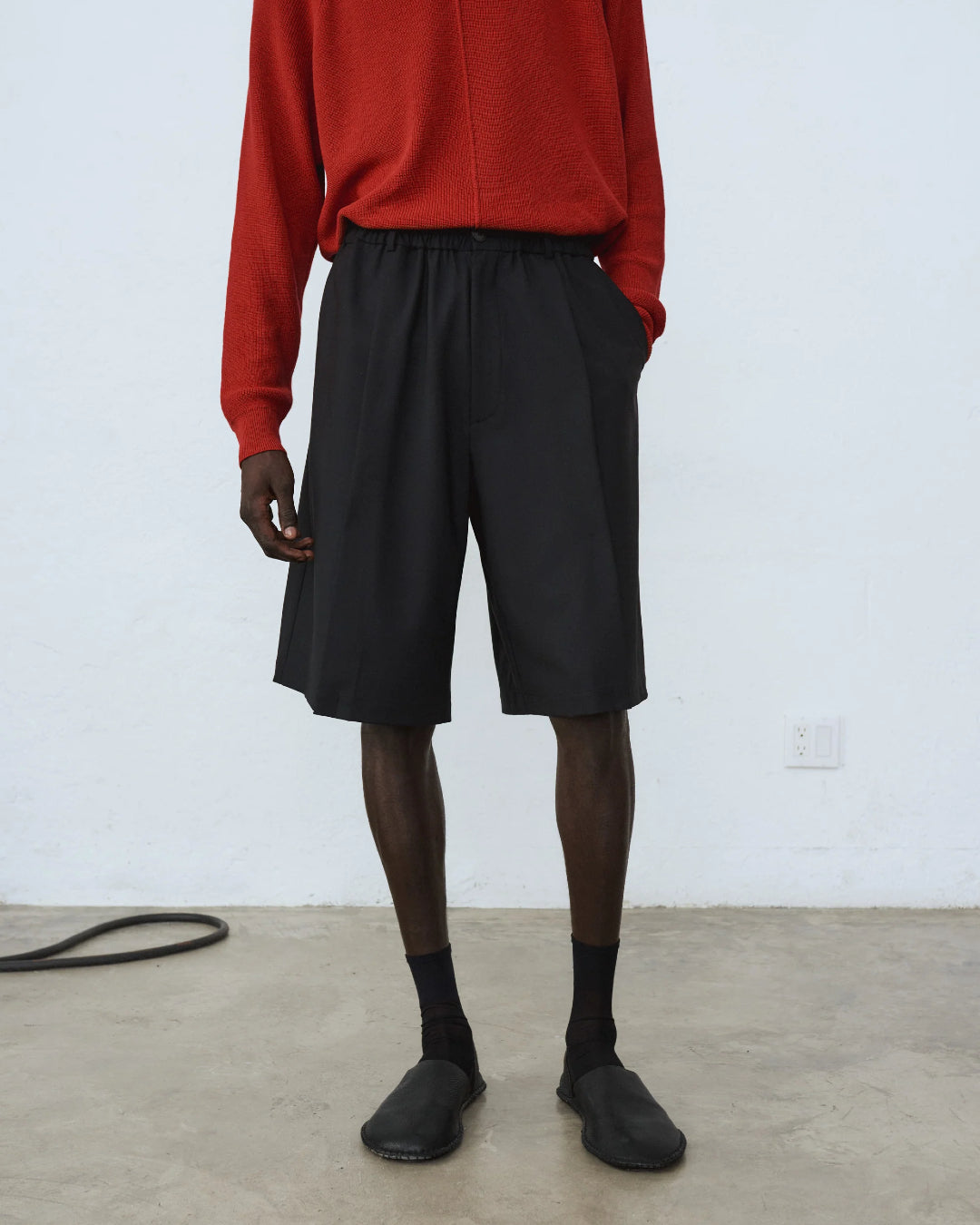 Tailoring Bermuda Shorts | Black