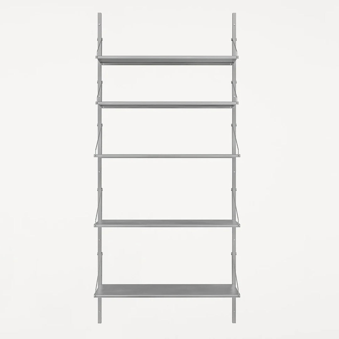 Shelf Library Stainless Steel H1852 | W80 Section