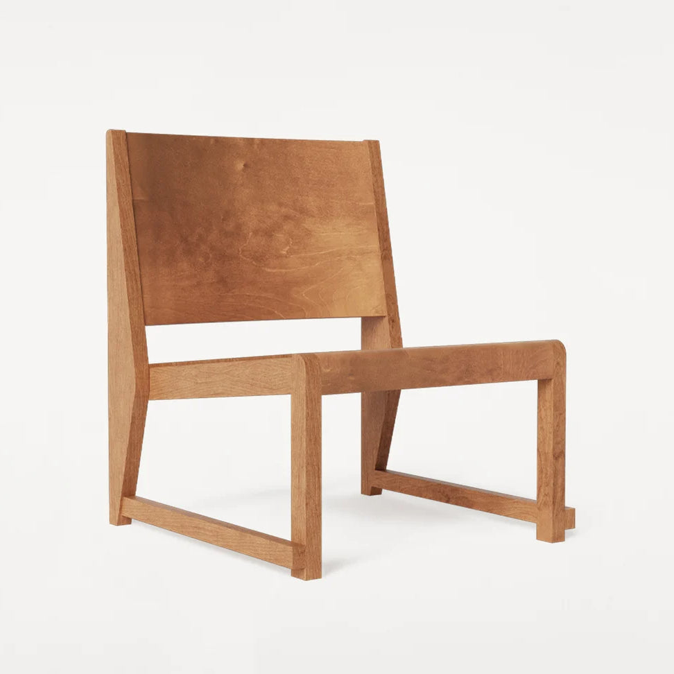 Easy Chair 01 | Warm Brown Wood