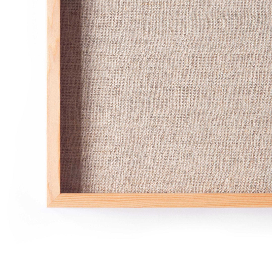 Pinboard w. Linen Canvas | Medium | Oak